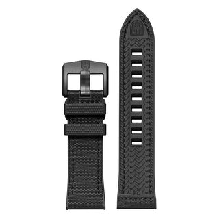 Nitrilrubber Armband, 24 mm, FPX.2404.21B.1.K, Schwarz