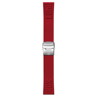 Nitrilrubber Armband, 24 mm, FPX.2406.30Q.K, Rot, passt für XS - XL Grössen