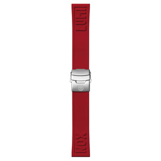 Kautschuk Armband, 24 mm, FPX.2406.30Q.K, Rot, passt für XS - XL Grössen