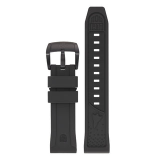 Silicon Armband, 24 mm, FPX.5020.23B.K, Schwarz