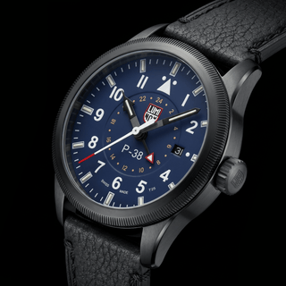 Air Pilot P-38 LIGHTNING®, 42 mm, Pilotenuhr - 9523