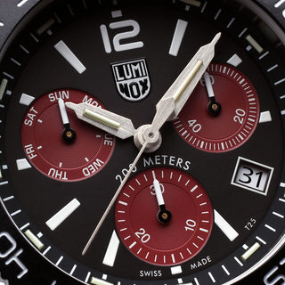 Pacific Diver Chronograph, 44 mm, Taucheruhr - 3155.1.AET, Ziffernblatt