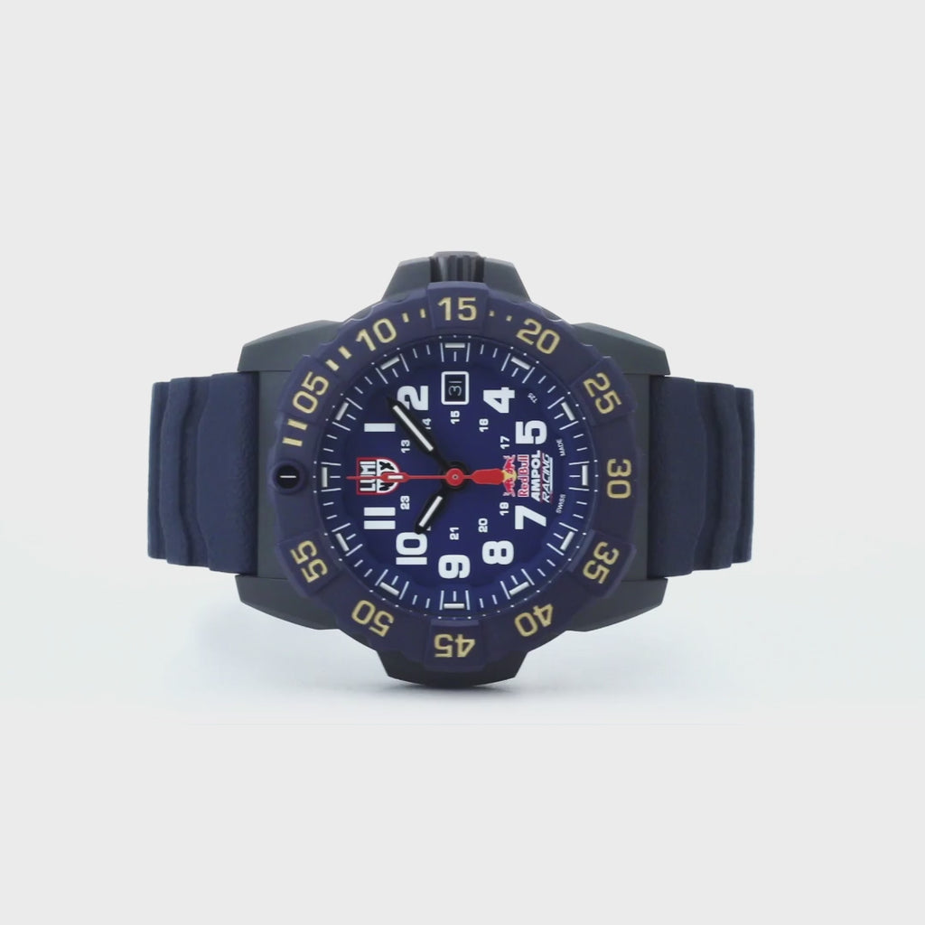 Navy SEAL Limited Edition Red Bull Racing, 45mm, Taucheruhr - 3501.ARB.N, 360 video