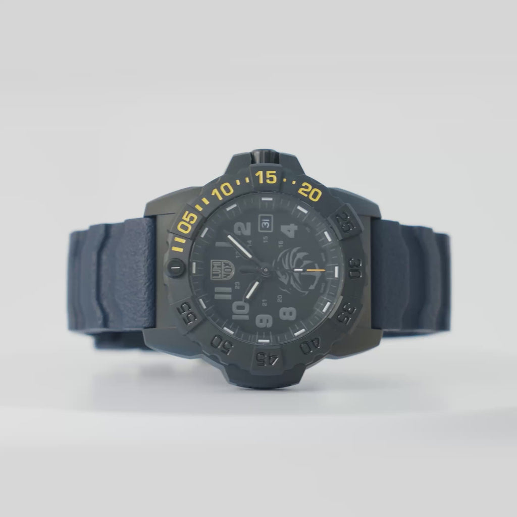Navy SEAL Foundation The Guardian, 45 mm, Militäruhr / Taucheruhr - 3505.NSF.N, 360 video