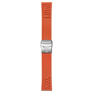 Kautschuk Armband, 24 mm, FPX.2406.35Q.K, Orange, passt für XS - XL Grössen