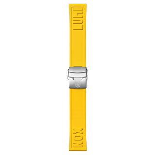 Kautschuk Armband, 24 mm, FPX.2406.50Q.K, Gelb, passt für XS - XL Grössen