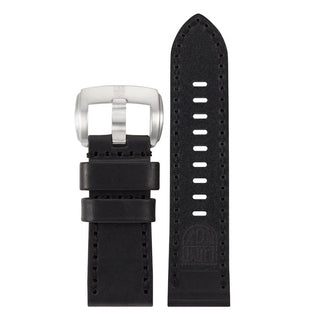 Leder Armband, 28 mm, FEX.9400.21Q.K, Schwarz mit schwarzer Naht